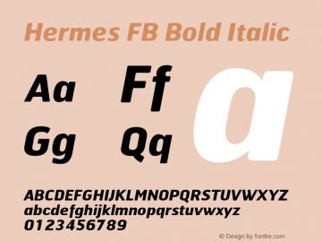 Hermes FB bold—dasauge® Fonts